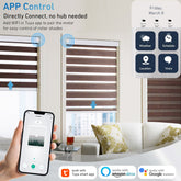 WiFi Smart Blinds Motor, 110V/120V for 1.5'' tubes. App, voice & RF control, no hub needed